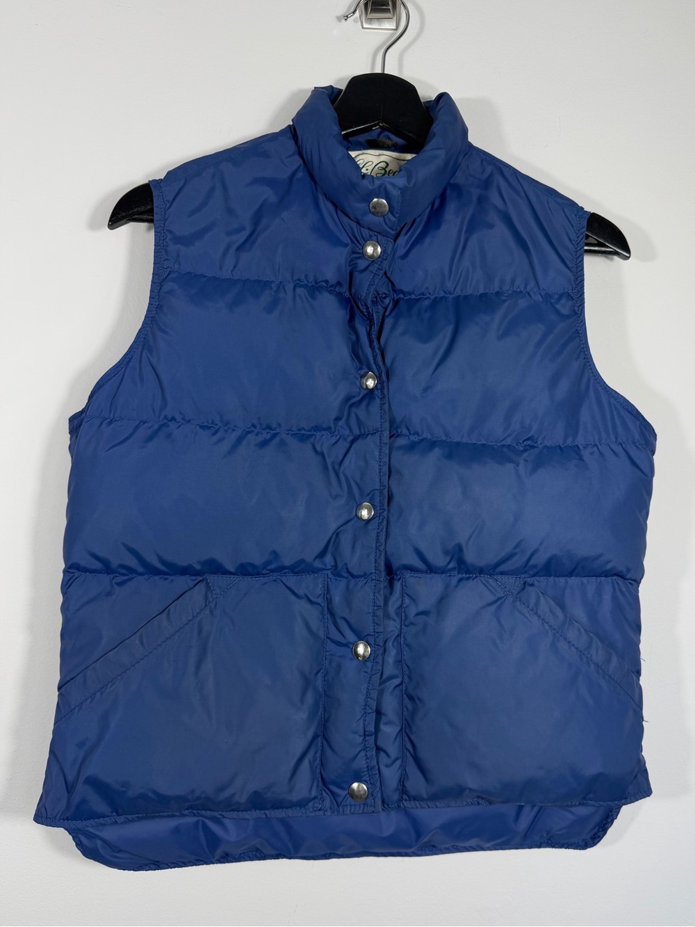 Vintage L.L. Bean Women’s M Blue Goose Down Puffer Vest Made in USA